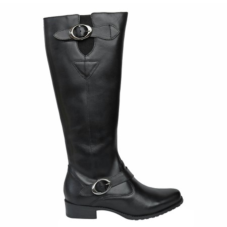 Bota Estilo Montaria Preta