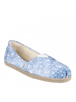 ALPARGATA JEANS FLORAL BRANCO