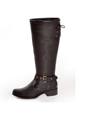 Bota Estilo Montaria Café
