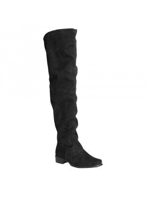 BOTA OVER KNEE CAMURÇA STRETCH PRETA