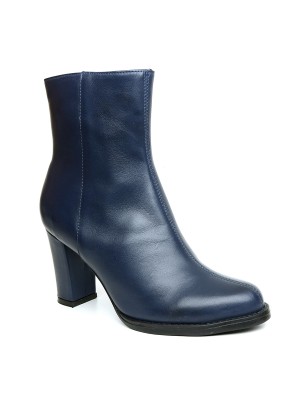 BOTA COURO MARINHO