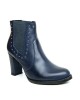BOTA  COURO MARINHO